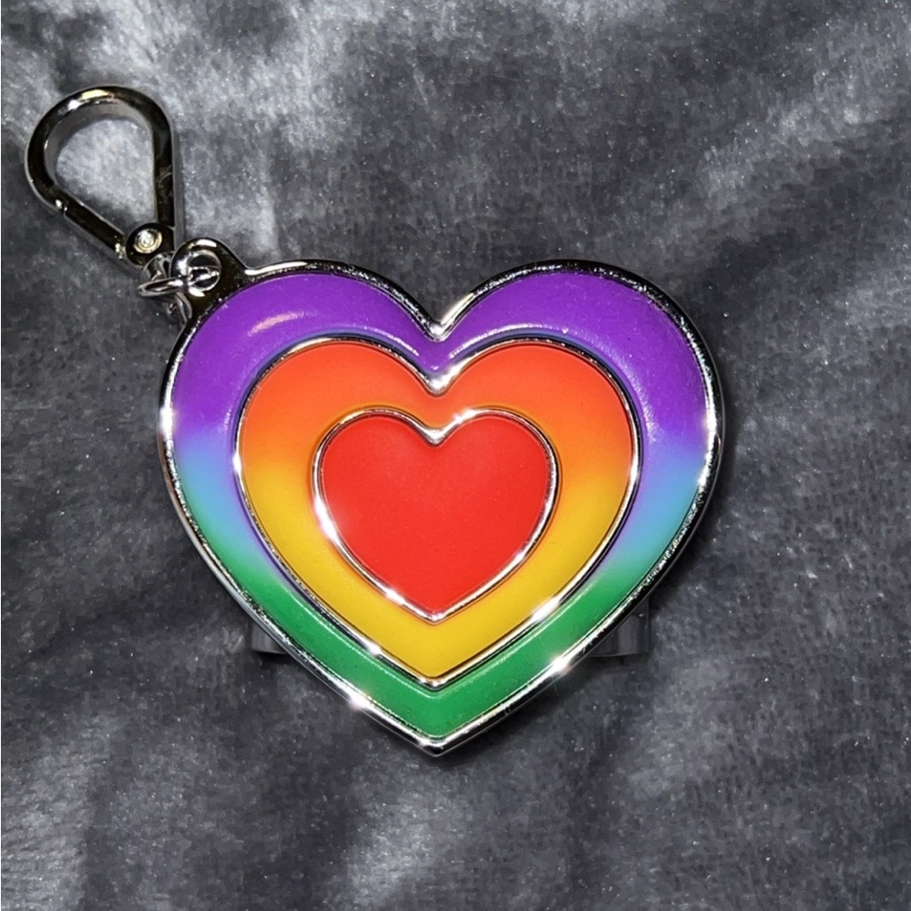 Bath & Body Works rainbow pocketback holder